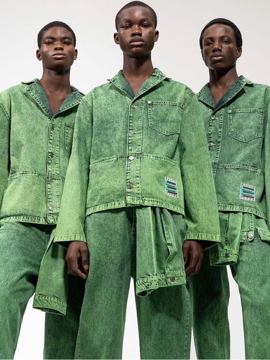 Daily Paper Other - DAILY PAPER Hafi Denim Jacket In Green, Men’s S (women’s ~8 or M/L)